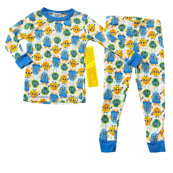 NWT Mon Petit 2-Piece Coordinated Pajama Set - Size 3T - Picture 4 of 4
